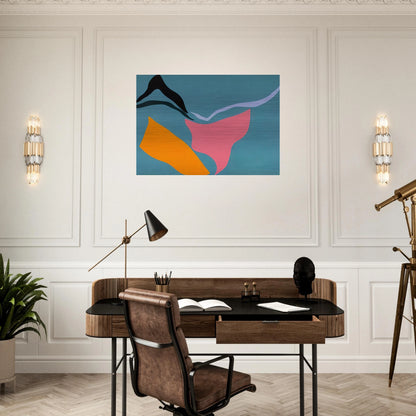 Untitled - 1971 - Ray Parker Brushed Aluminum Print - 70x100 cm / 28x40 inches | Ray Parker Aluminum Print | Ray Parker Prints