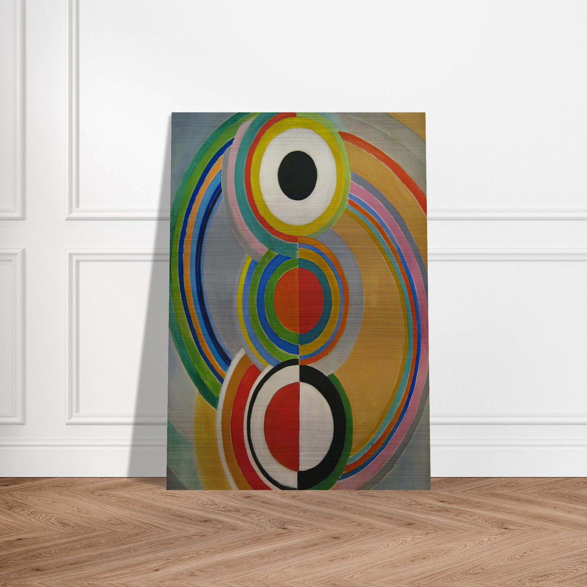 RYTHME 1 - Sonia Delaunay Brushed Aluminum Print - 70x100 cm / 28x40 inches | Sonia Delaunay Aluminum Print | Sonia Delaunay Prints