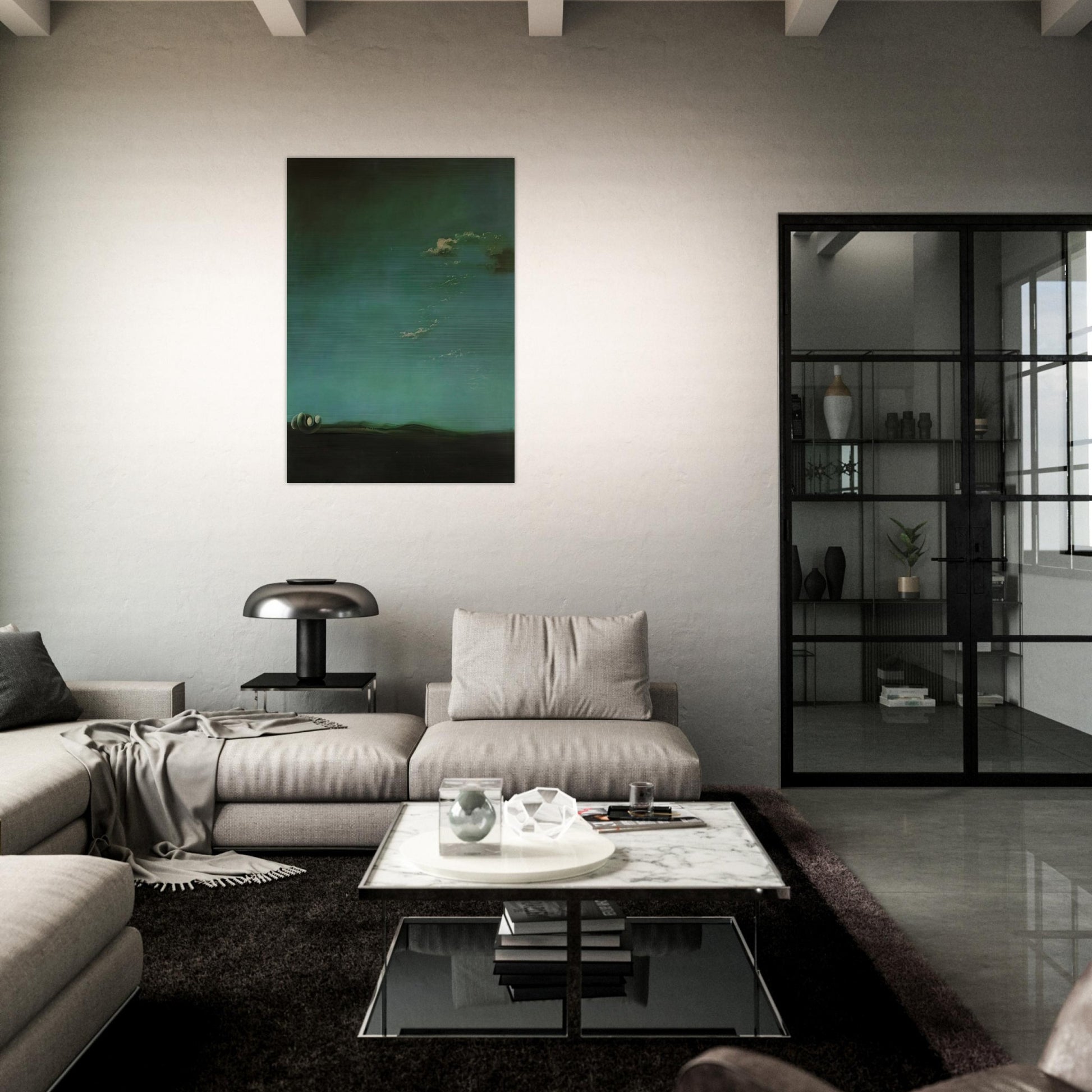 HYPNAGOGIC MONUMENT - Salvador Dali Brushed Aluminum Print - 70x100 cm / 28x40 inches | Salvador Dali Aluminum Print | Salvador Dali Prints
