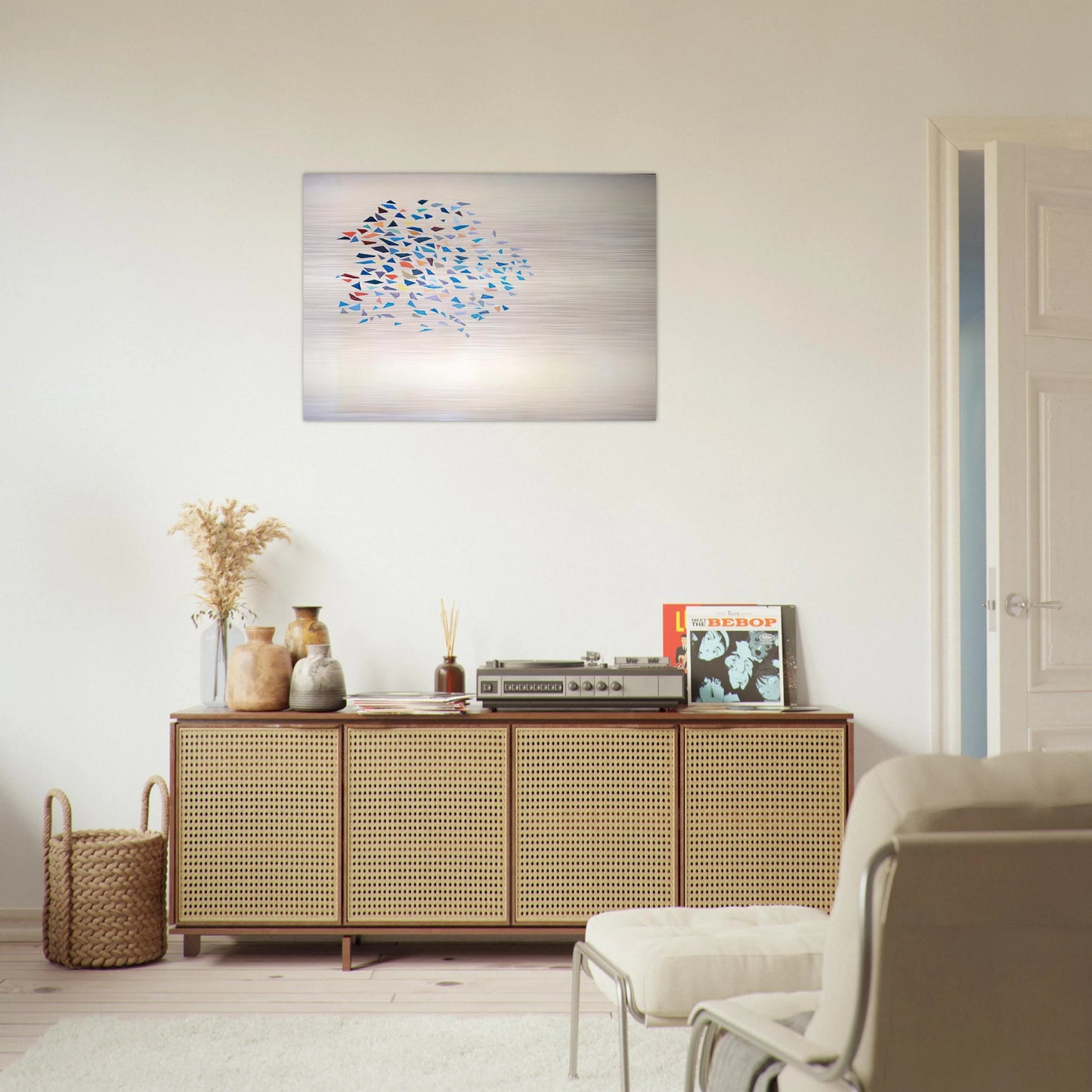 Color Shapes - 1975 - Robert Goodnough Brushed Aluminum Print - 70x100 cm / 28x40 inches | Robert Goodnough Aluminum Print | Robert Goodnough Prints