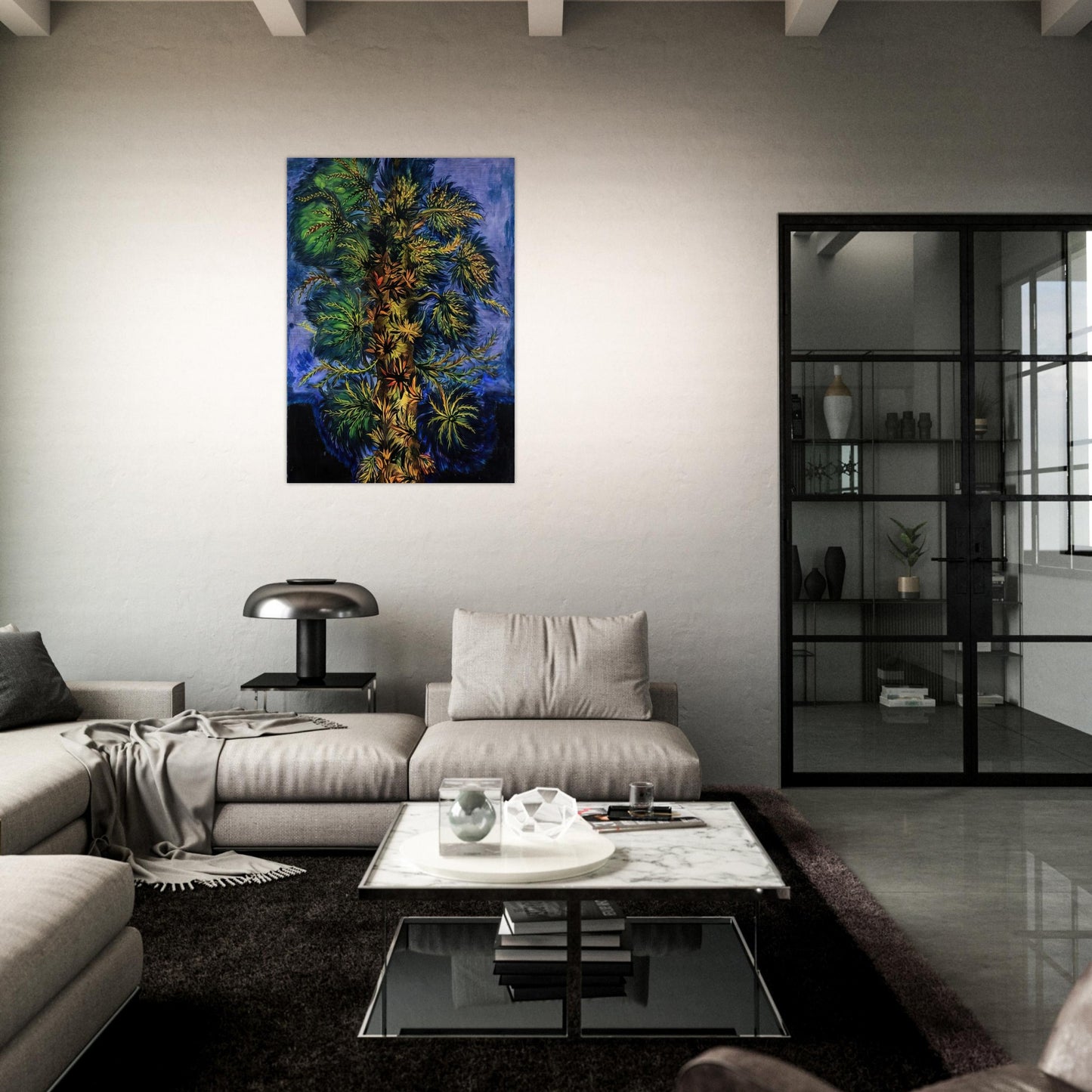 Tree - 1930 - Seraphine Louis Brushed Aluminum Print - 70x100 cm / 28x40 inches | Seraphine Louis Aluminum Print | Seraphine Louis Prints