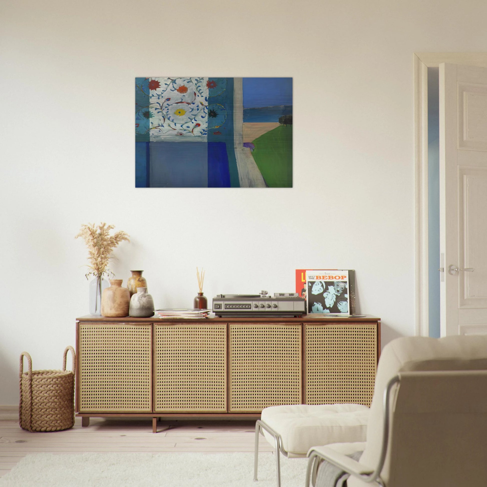 Recollections of a Visit to Leningrad - Richard Diebenkorn Brushed Aluminum Print - 70x100 cm / 28x40 inches | Richard Diebenkorn Aluminum Print | Richard Diebenkorn Prints
