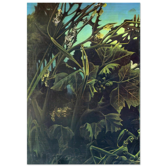 Lust for life - Max Ernst Brushed Aluminum Print - 70x100 cm / 28x40 inches | Max Ernst Aluminum Print | Max Ernst Prints