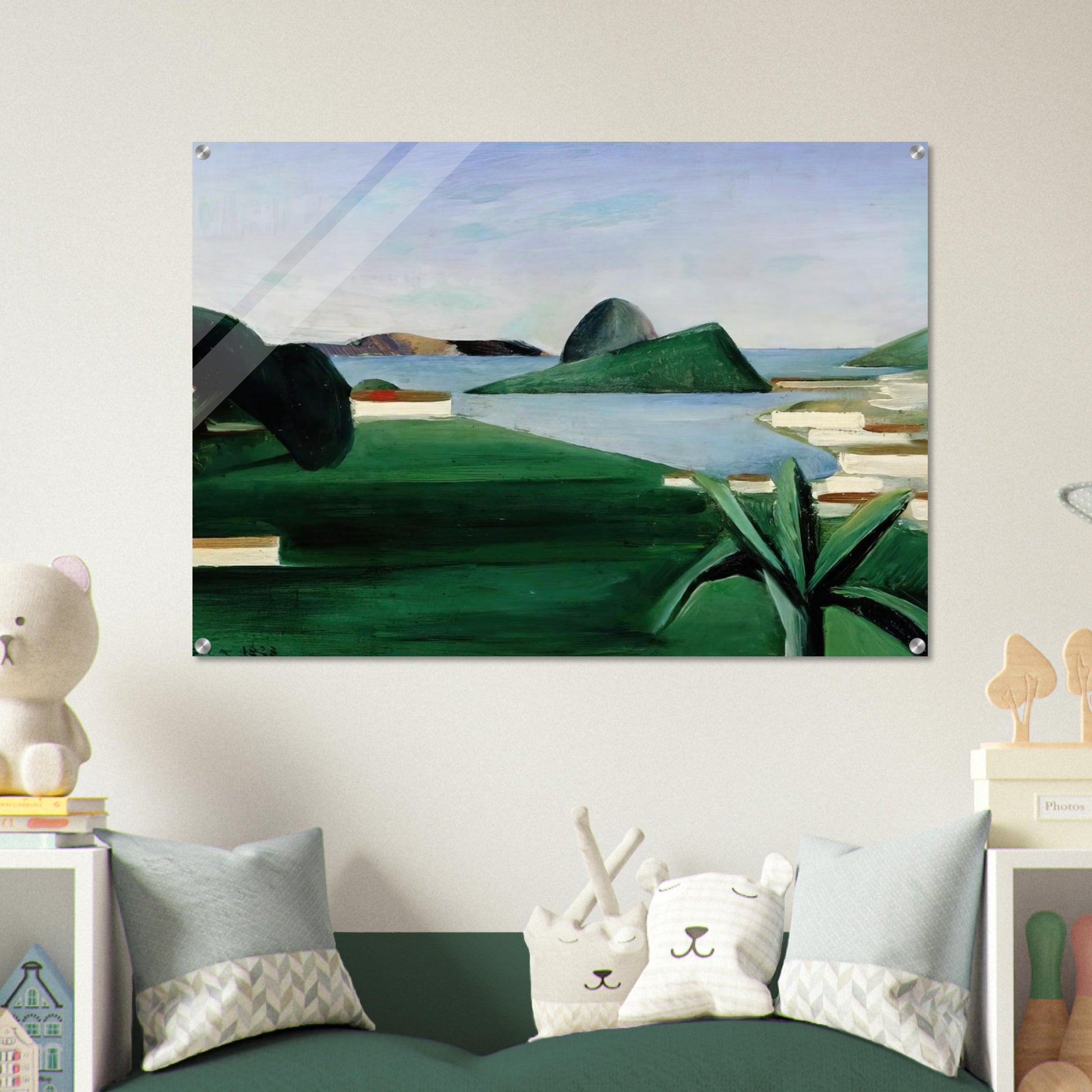 Rio de Janeiro - Tarsila do Amaral Acrylic Print - 70x100 cm / 28x40″ inches | Tarsila do Amaral Wall Art | Tarsila do Amaral Prints