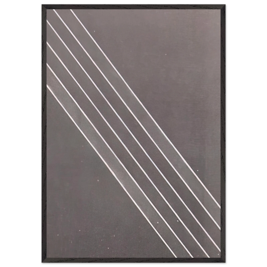 Tempo - Sam Gilliam 70x100 cm / 28x40 inches Framed Art Print – Black Wooden Frame