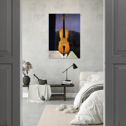 A LITTLE OF THE BANDIT S SOUL - Rene Magritte Brushed Aluminum Print - 70x100 cm / 28x40 inches | Rene Magritte Aluminum Print | Rene Magritte Prints