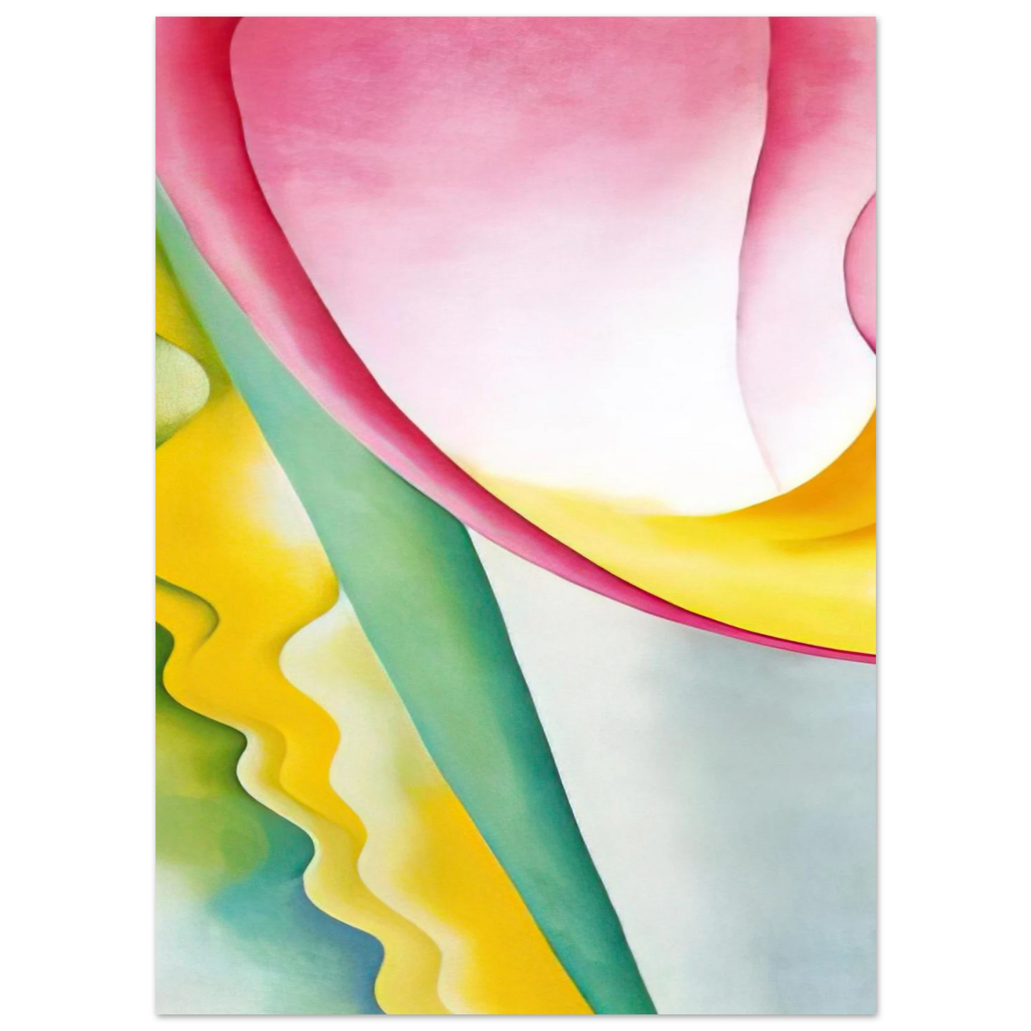 Georgia O'Keeffe - Abstraction No. 77  Tulip  Fine Art Poster