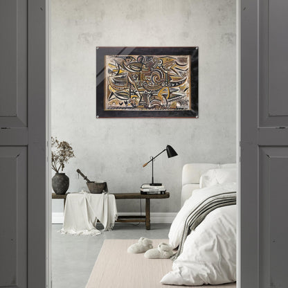 Bird in the Wind - Richard Pousette-Dart Acrylic Print - 70x100 cm / 28x40″ inches