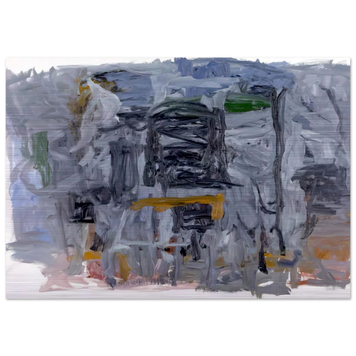CLOSE UP III 1961 - Philip Guston Brushed Aluminum Print - 70x100 cm / 28x40 inches | Philip Guston Aluminum Print | Philip Guston Prints