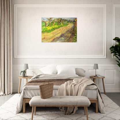 Pollard Willows - Vincent van Gogh Acrylic Print - 70x100 cm / 28x40″ inches | Vincent van Gogh Wall Art | Vincent van Gogh Prints