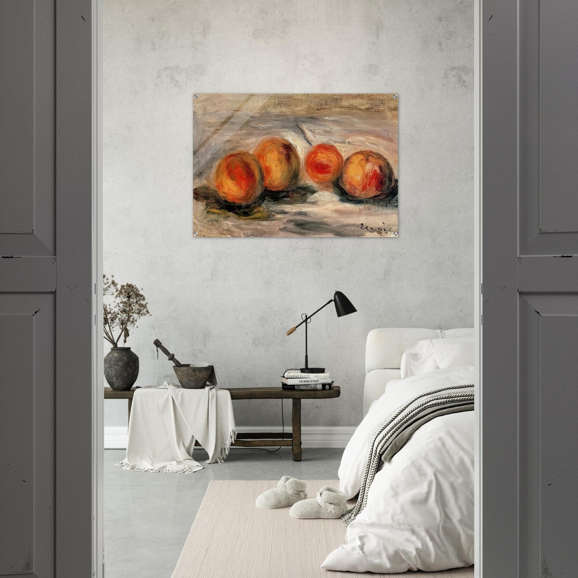 Peaches - Pierre-Auguste Renoir Acrylic Print - 70x100 cm / 28x40″ inches