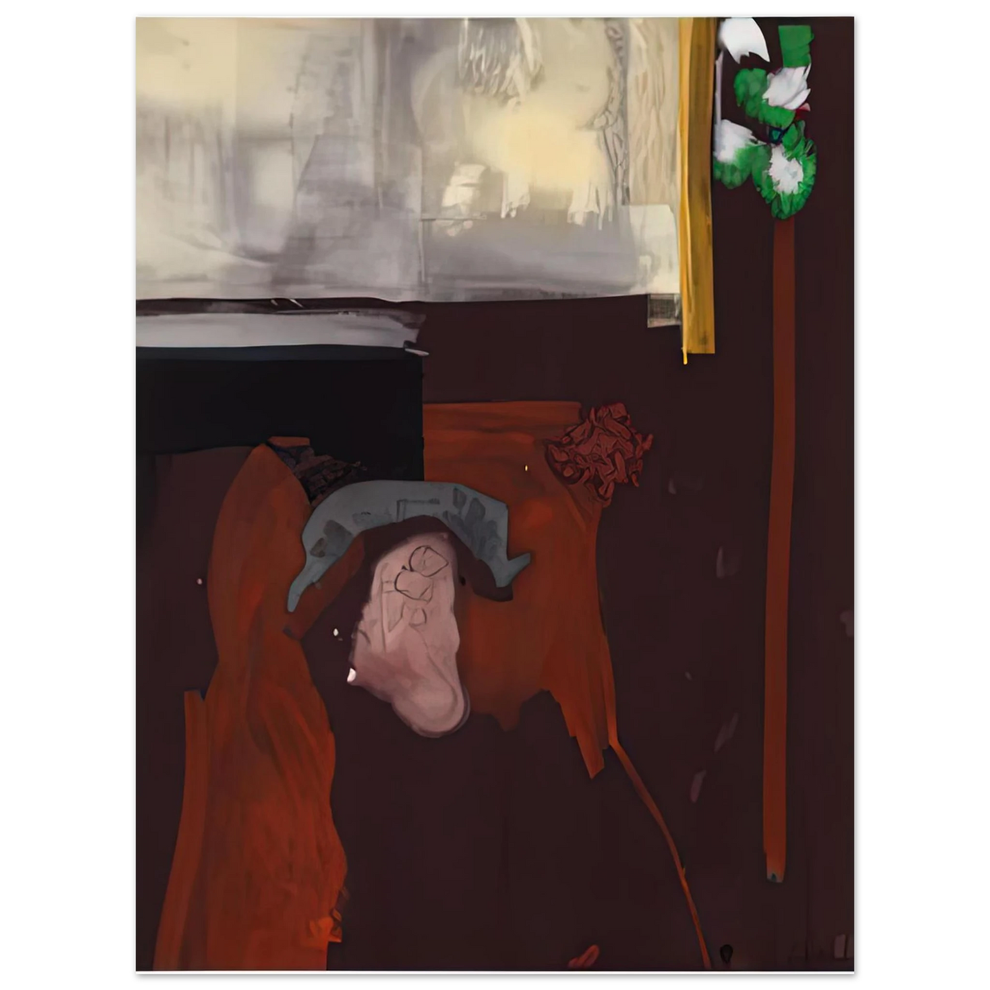 Helen Frankenthaler - The Widow of Fantin Latour, 1988- Wall Art - 21x29.7 cm / 8x12" - Fine Art Poster-canvas - -