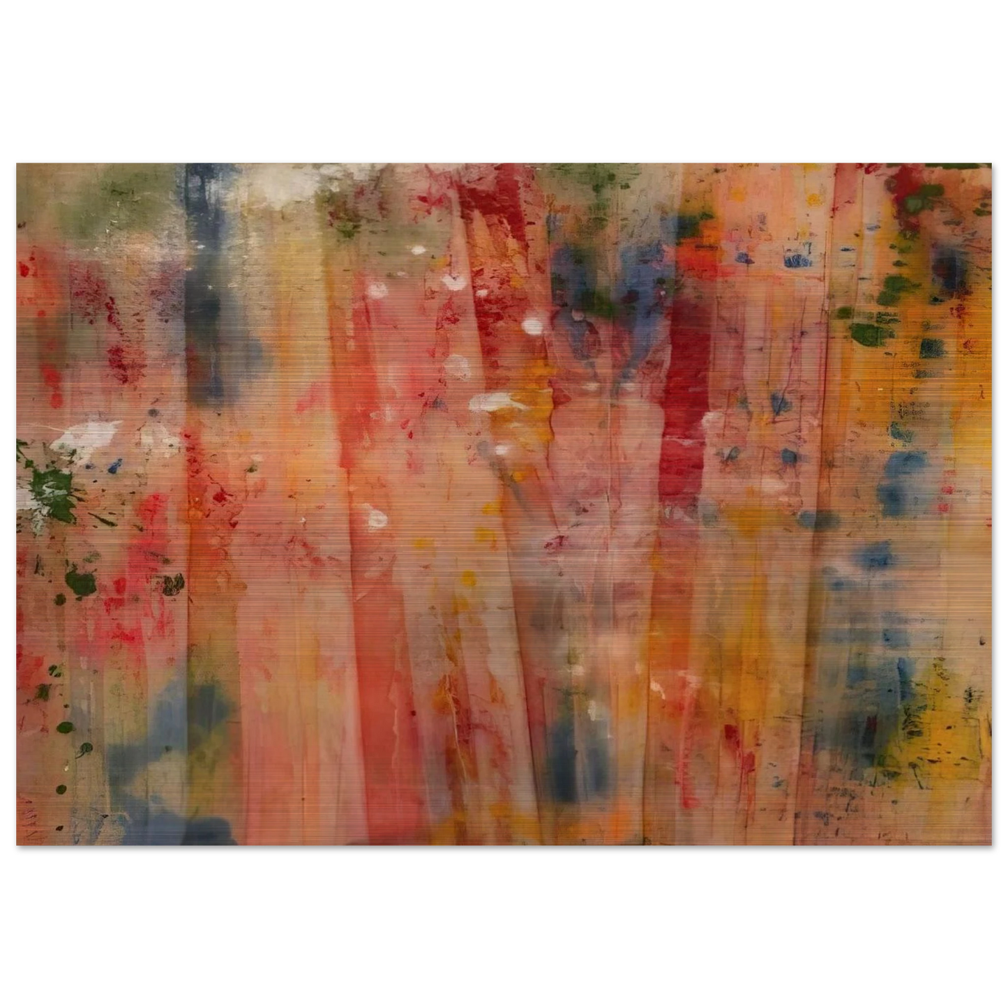 Lady Day II - Sam Gilliam Brushed Aluminum Print - 70x100 cm / 28x40 inches | Sam Gilliam Aluminum Print | Sam Gilliam Prints
