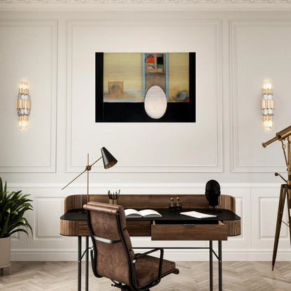 The House - Feminist Art - Miriam Schapiro Brushed Aluminum Print - 70x100 cm / 28x40 inches | Miriam Schapiro Aluminum Print | Miriam Schapiro Prints