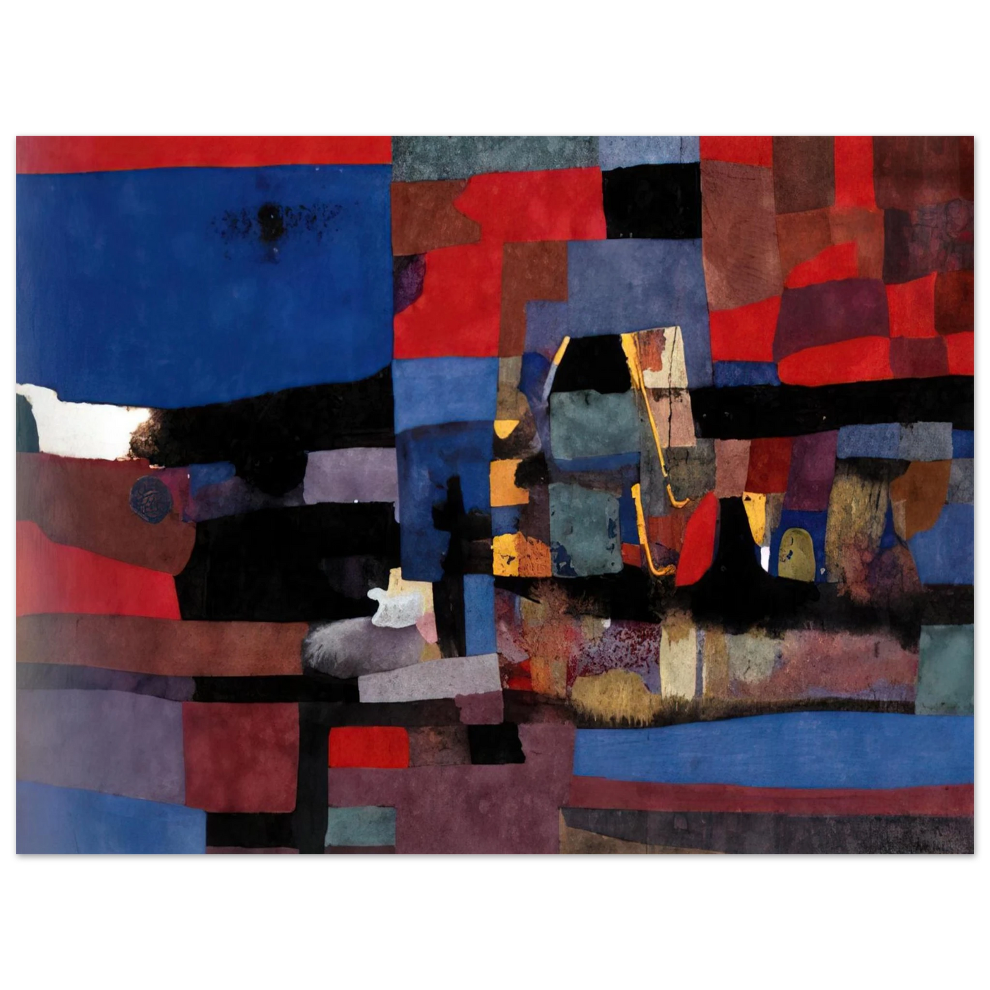Alberto Burri - Untitled - 1952  75x100 cm / 30x40inches Fine Art Poster