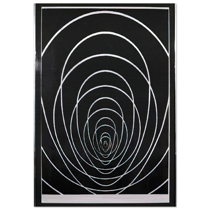 Concentric Space - 1969 - Clarence Holbrook Carter Brushed Aluminum Print - 70x100 cm / 28x40 inches | Clarence Holbrook Carter Aluminum Print | Clarence Holbrook Carter Prints