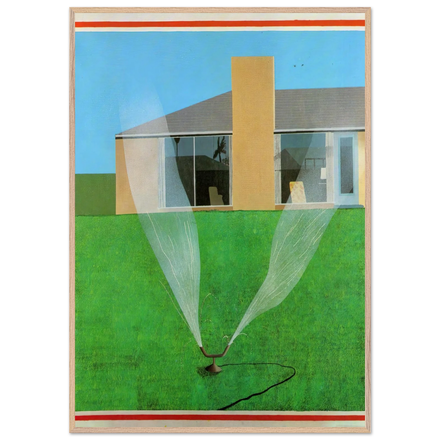 David Hockney - David Hockney Wall art - 60x80 cm / 24x32 inches - Fine Art Poster-canvas - -