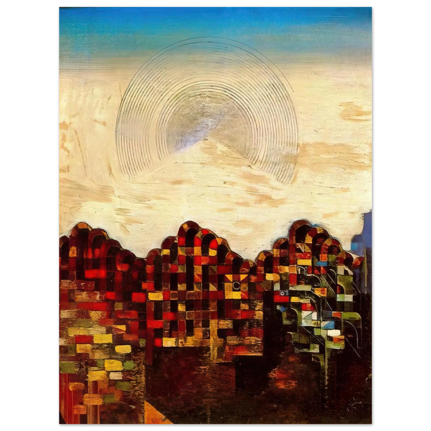 Max Ernst - Paris dream  75x100 cm / 30x40inches Fine Art Poster