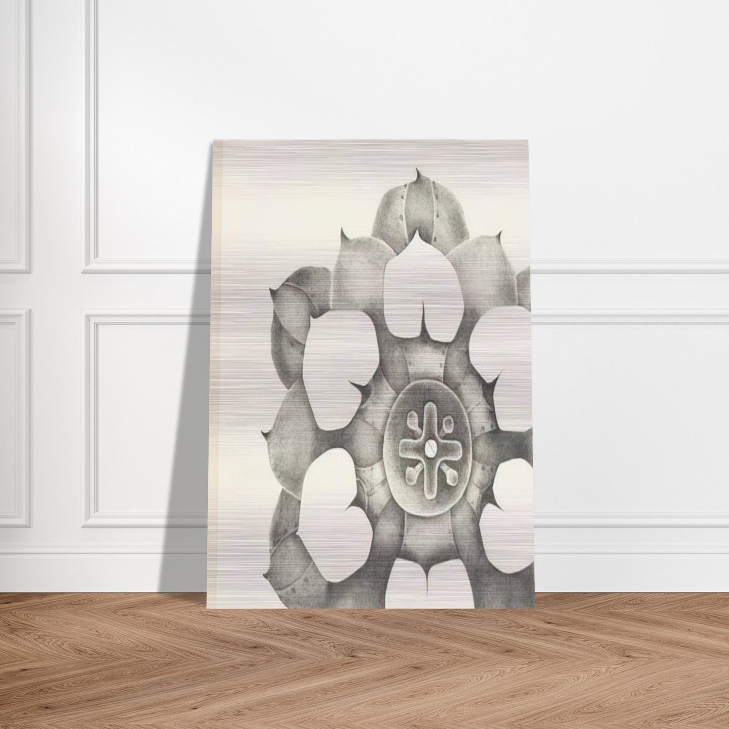 TENTH STONE 1968 - Lee Bontecou Brushed Aluminum Print - 70x100 cm / 28x40 inches | Lee Bontecou Aluminum Print | Lee Bontecou Prints