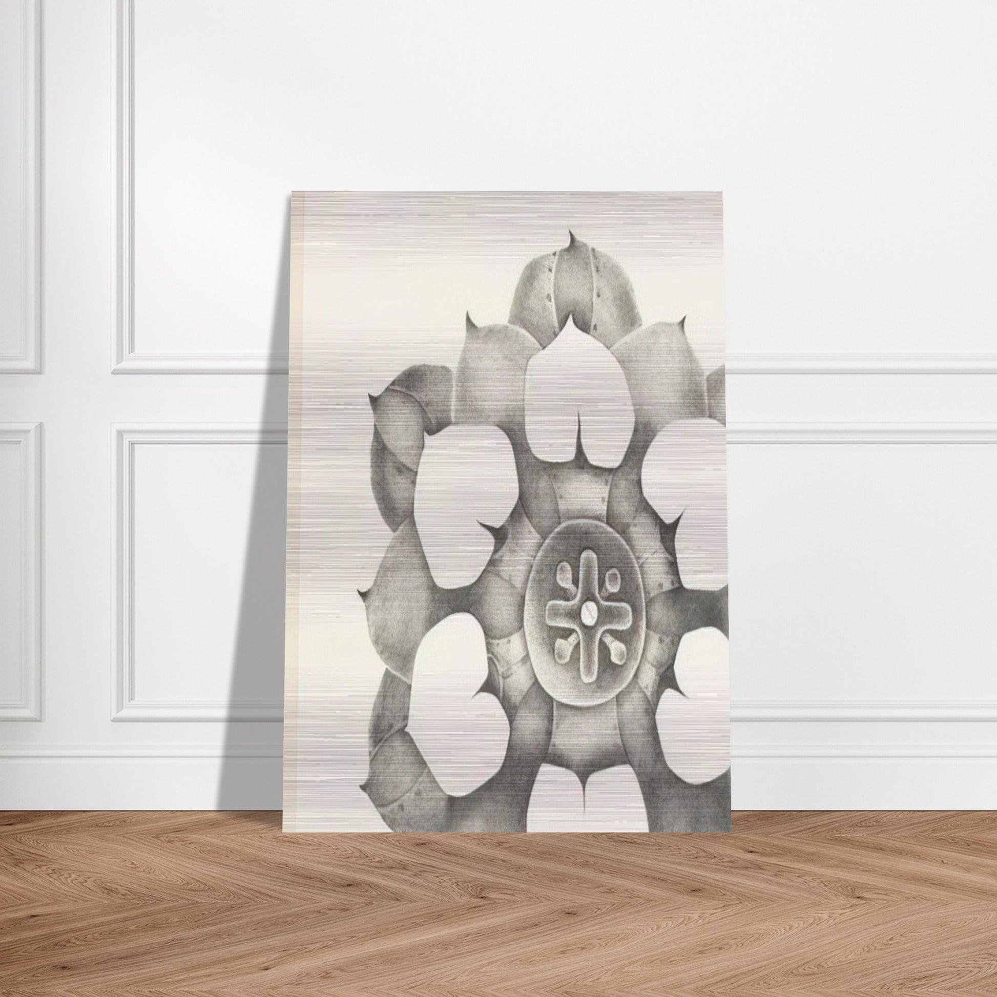 TENTH STONE 1968 - Lee Bontecou Brushed Aluminum Print - 70x100 cm / 28x40 inches | Lee Bontecou Aluminum Print | Lee Bontecou Prints