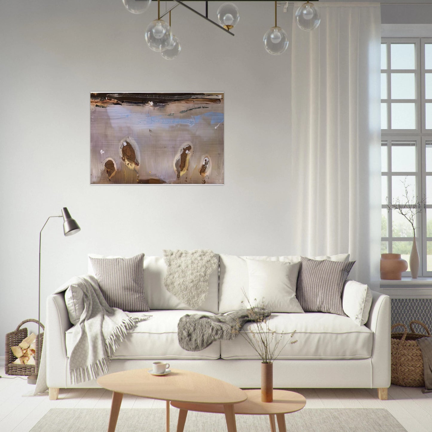 Tethys, 1981- - Helen Frankenthaler Brushed Aluminum Print - 70x100 cm / 28x40 inches | Helen Frankenthaler Aluminum Print | Helen Frankenthaler Prints