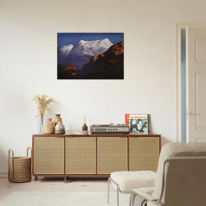 Mountains - Arkhyp Kuindzhi Brushed Aluminum Print - 70x100 cm / 28x40 inches | Arkhyp Kuindzhi Aluminum Print | Arkhyp Kuindzhi Prints