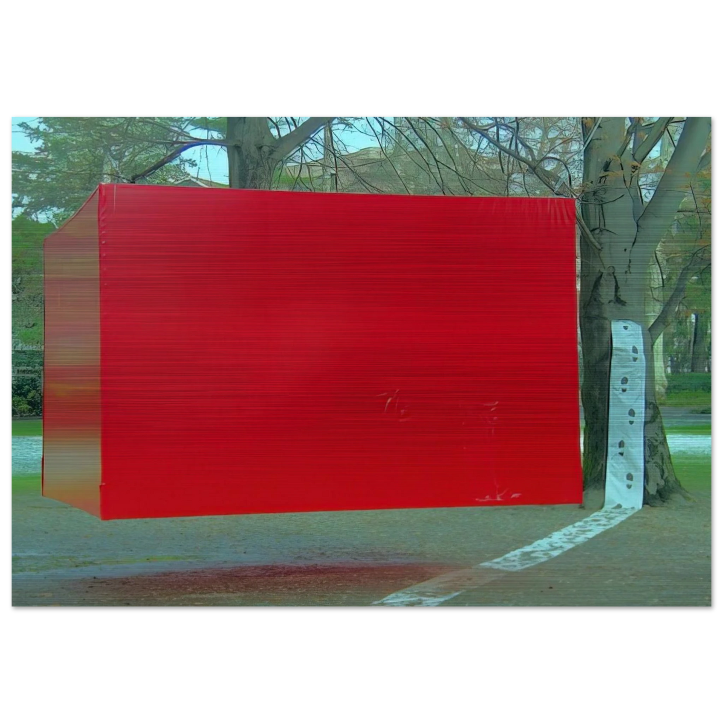 Room - 1956 - Jiro Yoshihara Brushed Aluminum Print - 70x100 cm / 28x40 inches | Jiro Yoshihara Aluminum Print | Jiro Yoshihara Prints