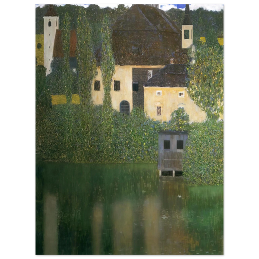 Gustav Klimt - WATER CASTLE  75x100 cm / 30x40inches Fine Art Poster