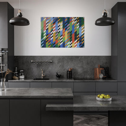 CONVERSATION 1992 - Bridget Riley Acrylic Print - 70x100 cm / 28x40″ inches | Bridget Riley Wall Art | Bridget Riley Prints