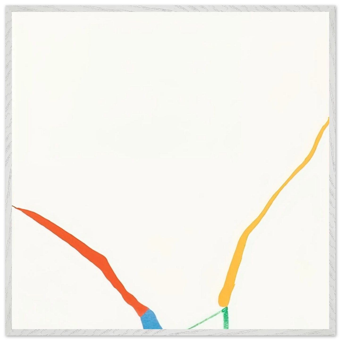 Helen Frankenthaler - What Red Lines Can Do - 1970 Wall art - 45x60 cm / 18x24 inches - Fine Art Poster-canvas - -