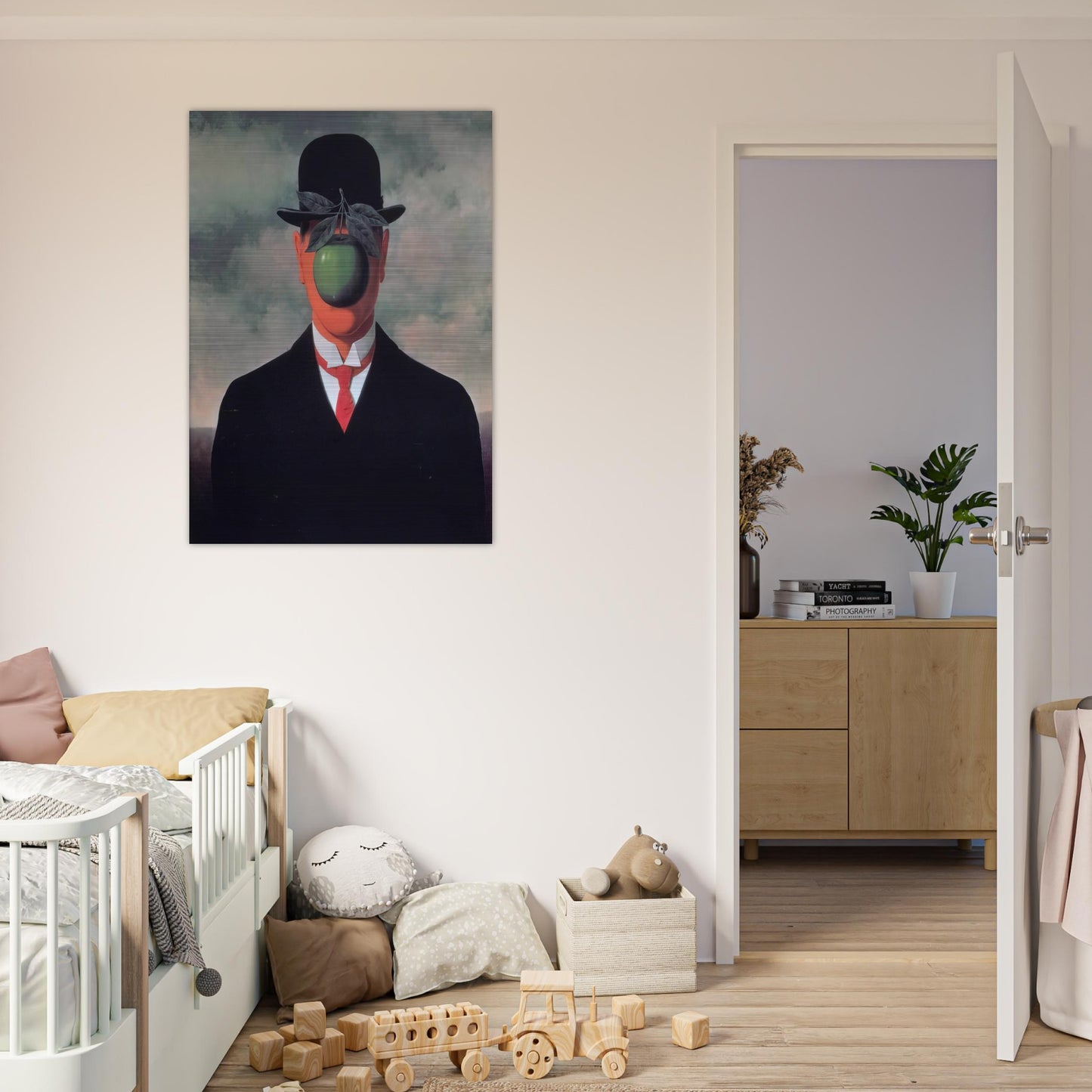 THE GREAT WAR 1964 - Rene Magritte Brushed Aluminum Print - 70x100 cm / 28x40 inches | Rene Magritte Aluminum Print | Rene Magritte Prints