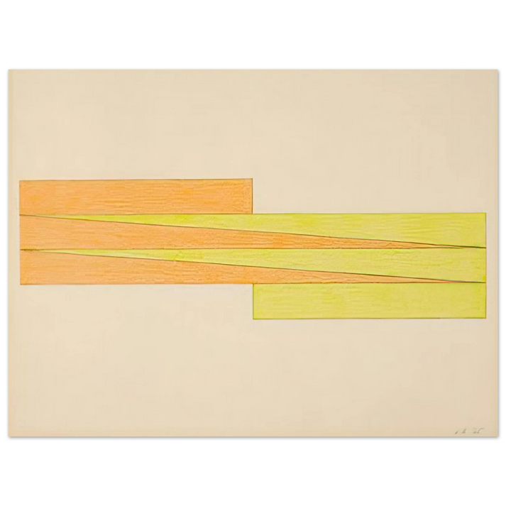 Larry Zox - Untitled - 1965  75x100 cm / 30x40inches Fine Art Poster