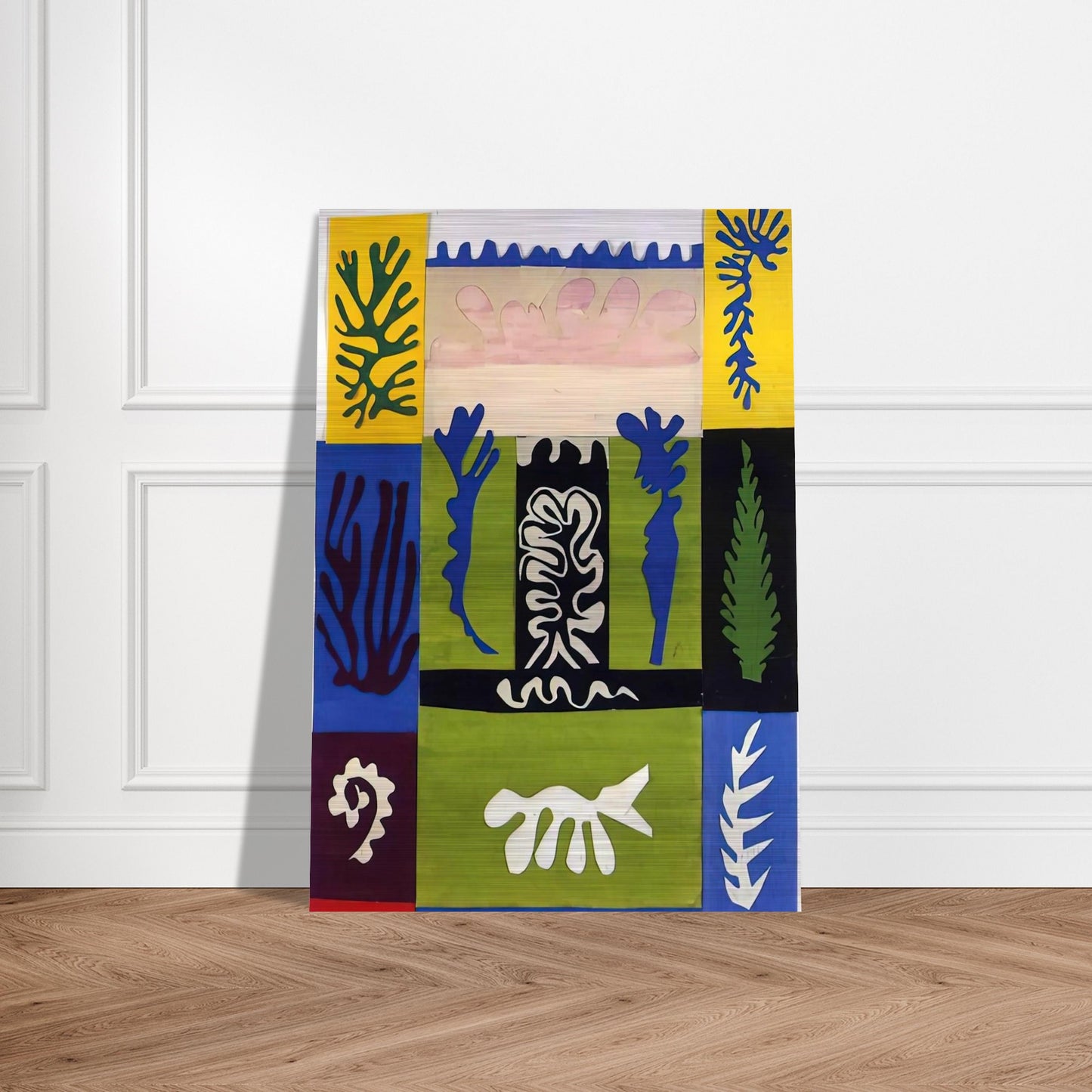 CUT OUTS 5 - Henri Matisse Brushed Aluminum Print - 70x100 cm / 28x40 inches | Henri Matisse Aluminum Print | Henri Matisse Prints