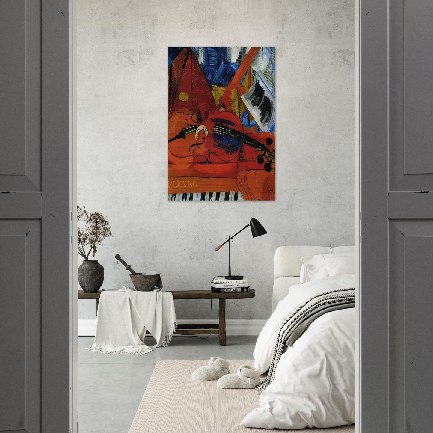 THE VIOLIN 1916 - Raoul Dufy Brushed Aluminum Print - 70x100 cm / 28x40 inches | Raoul Dufy Aluminum Print | Raoul Dufy Prints