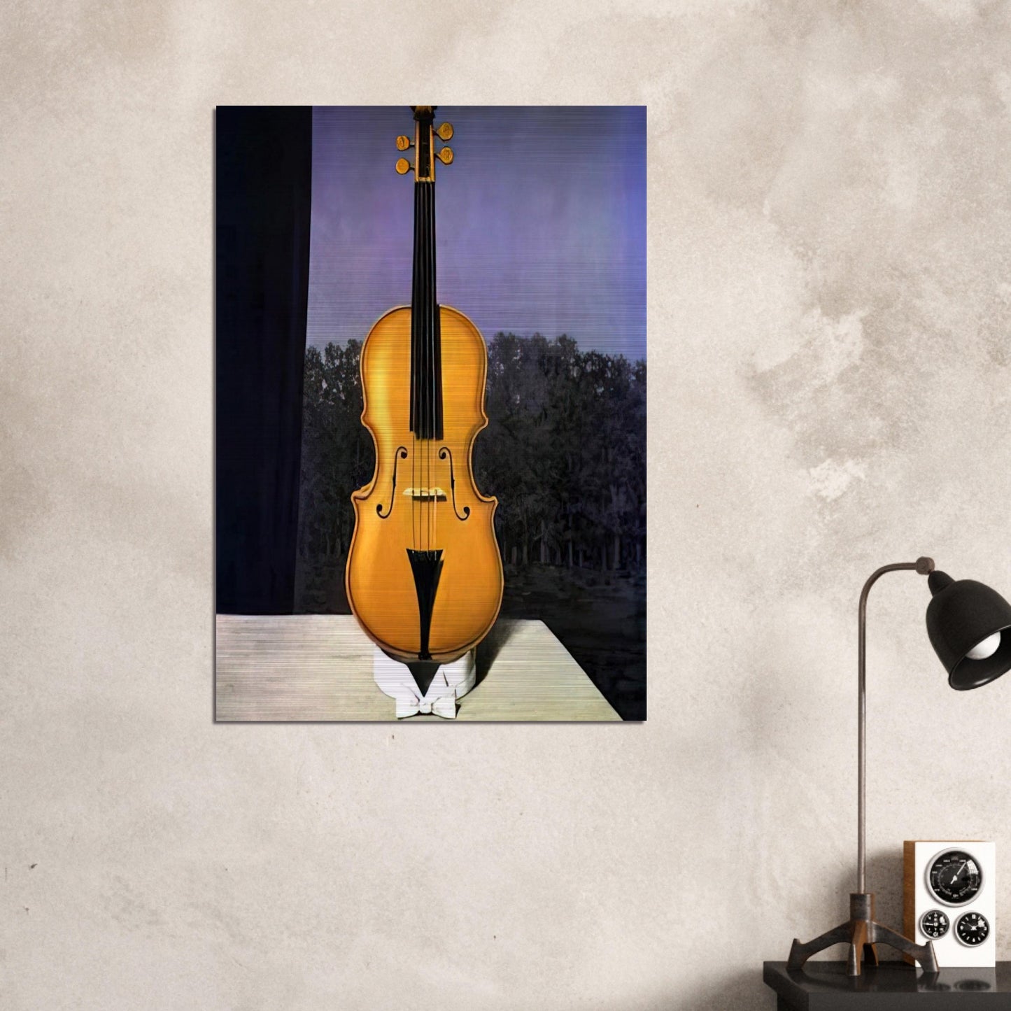 A LITTLE OF THE BANDIT S SOUL - Rene Magritte Brushed Aluminum Print - 70x100 cm / 28x40 inches | Rene Magritte Aluminum Print | Rene Magritte Prints