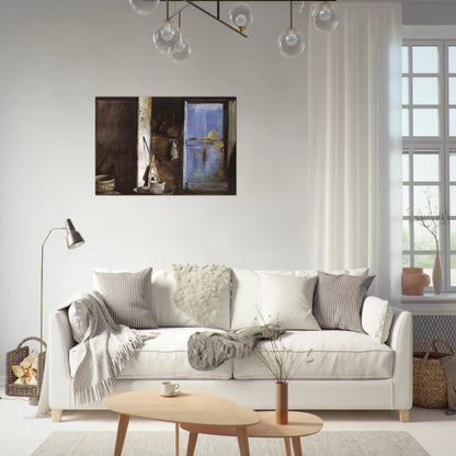 ALVARO CHRISTINA - Andrew Wyeth Brushed Aluminum Print - 70x100 cm / 28x40 inches | Andrew Wyeth Aluminum Print | Andrew Wyeth Prints