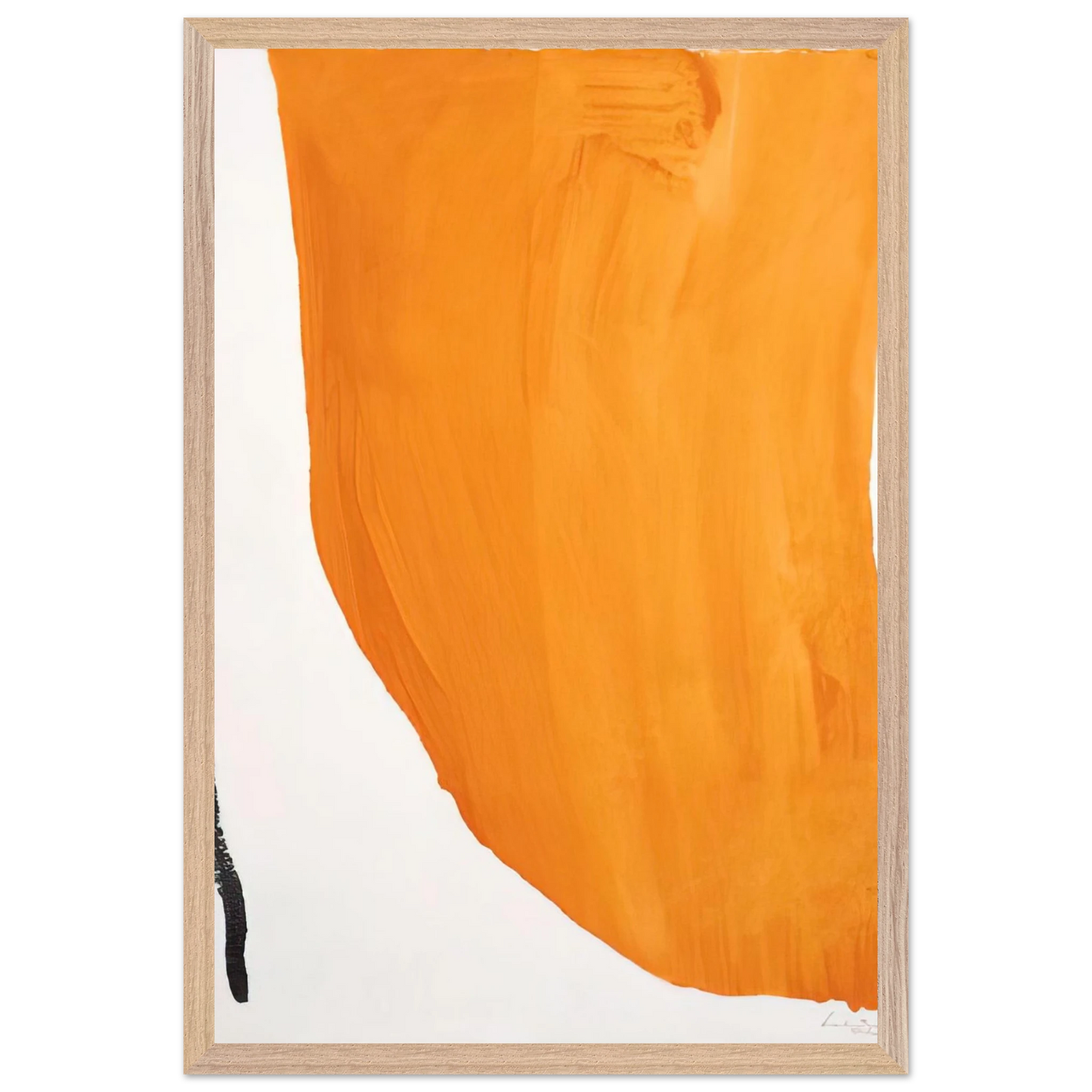 Helen Frankenthaler - Orange Downpour - 1970 Wall art - A2 (42 x 59.4  cm) - Fine Art Poster-canvas - -