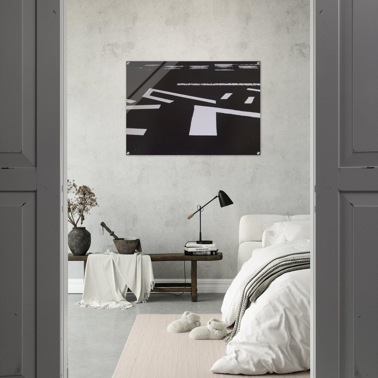 Untitled XVIII - 1981 - Nasreen Mohamedi Acrylic Print - 70x100 cm / 28x40″ inches
