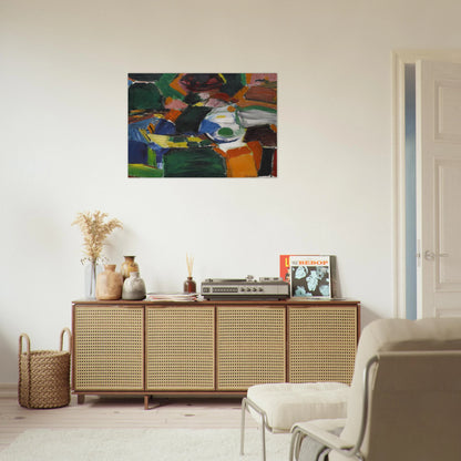 Orchard Street #2 - Grace Hartigan Brushed Aluminum Print - 70x100 cm / 28x40 inches | Grace Hartigan Aluminum Print | Grace Hartigan Prints