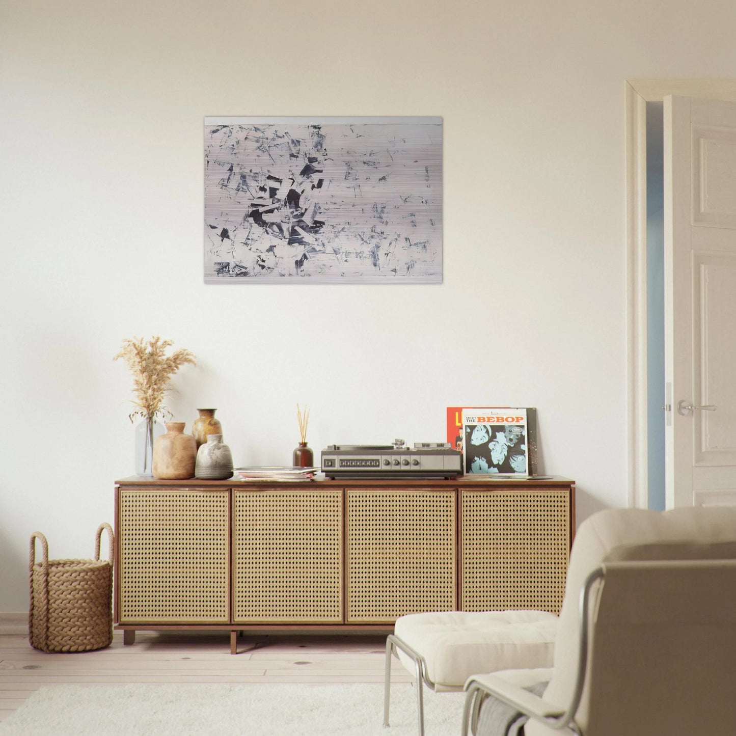 Untitled Free Structures - 1960 - Charlotte Posenenske Brushed Aluminum Print - 70x100 cm / 28x40 inches | Charlotte Posenenske Aluminum Print | Charlotte Posenenske Prints