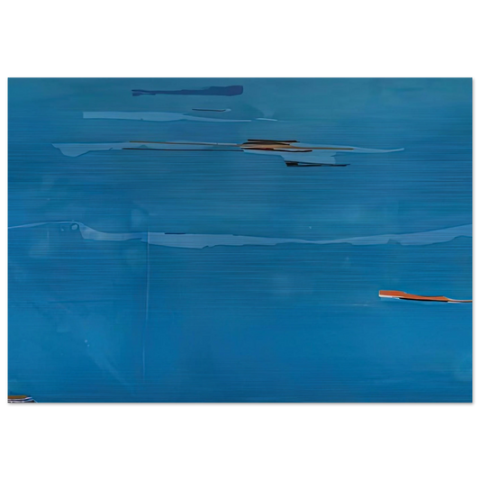Ocean Drive West #1, 1974- - Helen Frankenthaler Brushed Aluminum Print - 70x100 cm / 28x40 inches | Helen Frankenthaler Aluminum Print | Helen Frankenthaler Prints