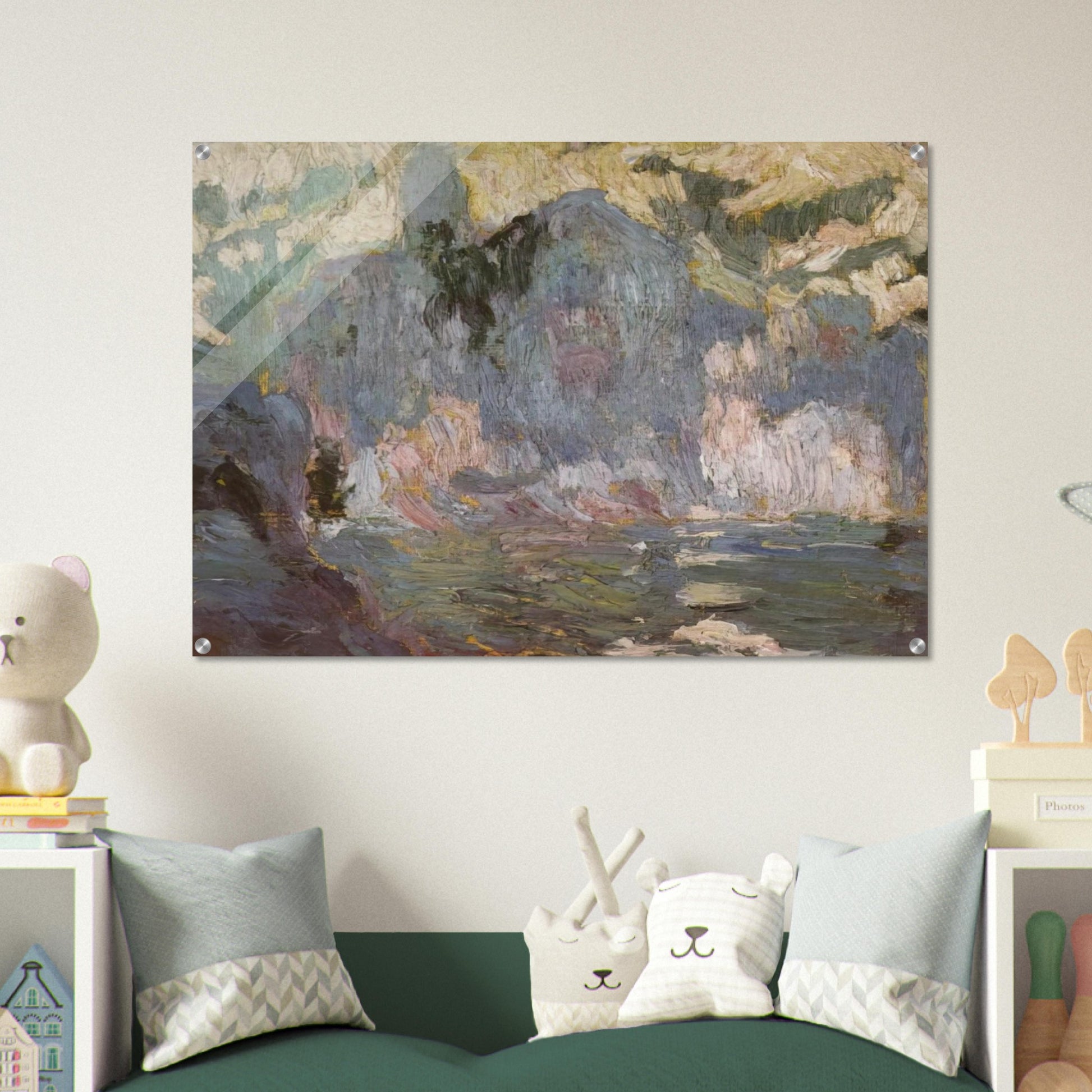 PLAYA PORT ALGUER FROM RIBA D EN PITXO - Salvador Dali Acrylic Print - 70x100 cm / 28x40″ inches