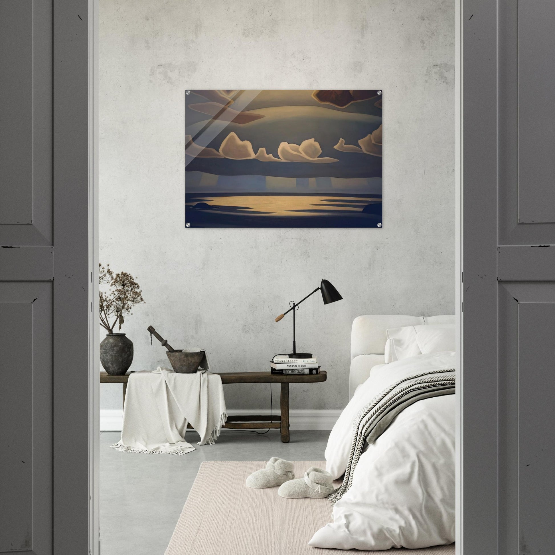 From the North Shore, Lake Superior - 1927 - Lawren Harris Acrylic Print - 70x100 cm / 28x40″ inches