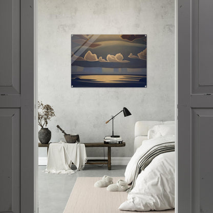 From the North Shore, Lake Superior - 1927 - Lawren Harris Acrylic Print - 70x100 cm / 28x40″ inches