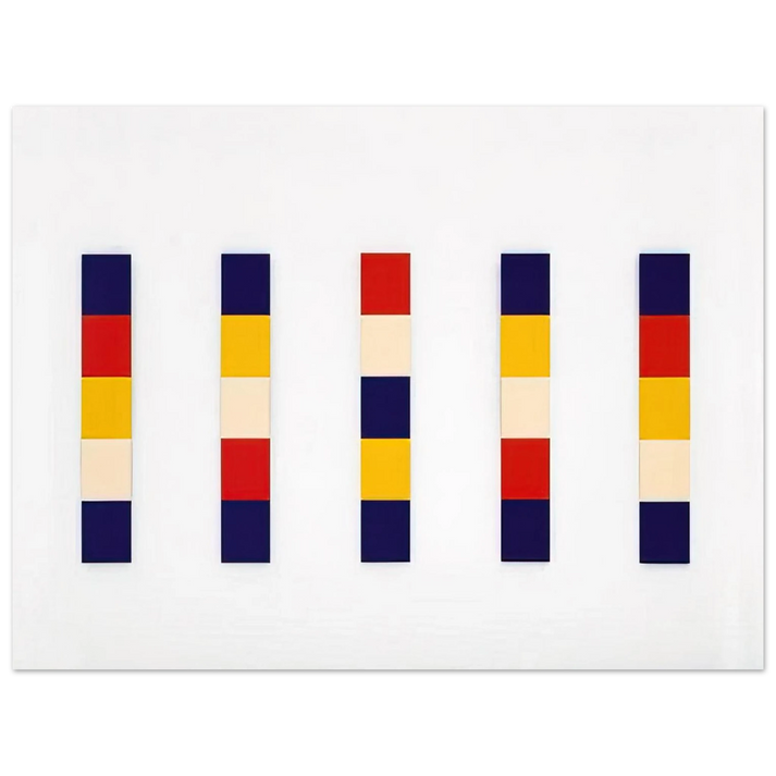 Ellsworth Kelly - Red Yellow Blue White  75x100 cm / 30x40inches Fine Art Poster