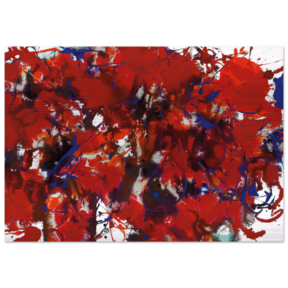 Untitled  SFP94-39  SFF 1714  - Sam Francis Brushed Aluminum Print - 70x100 cm / 28x40 inches | Sam Francis Aluminum Print | Sam Francis Prints