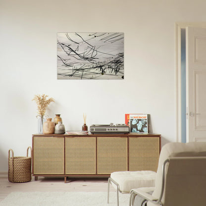WORKING DRAWING FOR PRIMROSE HILL - Frank Auerbach Brushed Aluminum Print - 70x100 cm / 28x40 inches | Frank Auerbach Aluminum Print | Frank Auerbach Prints