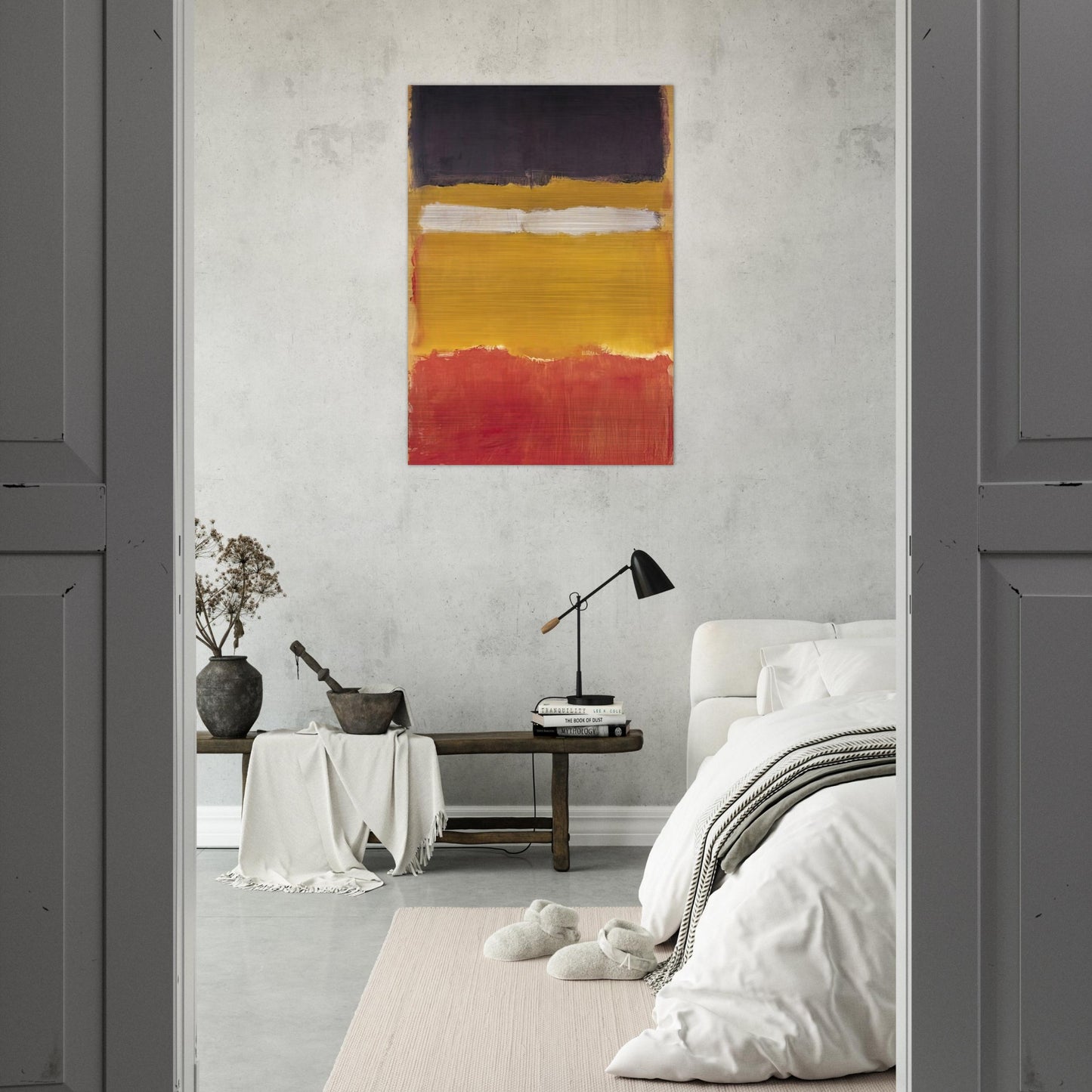 Number 24 Untitled - 1951 - Mark Rothko Brushed Aluminum Print - 70x100 cm / 28x40 inches | Mark Rothko Aluminum Print | Mark Rothko Prints