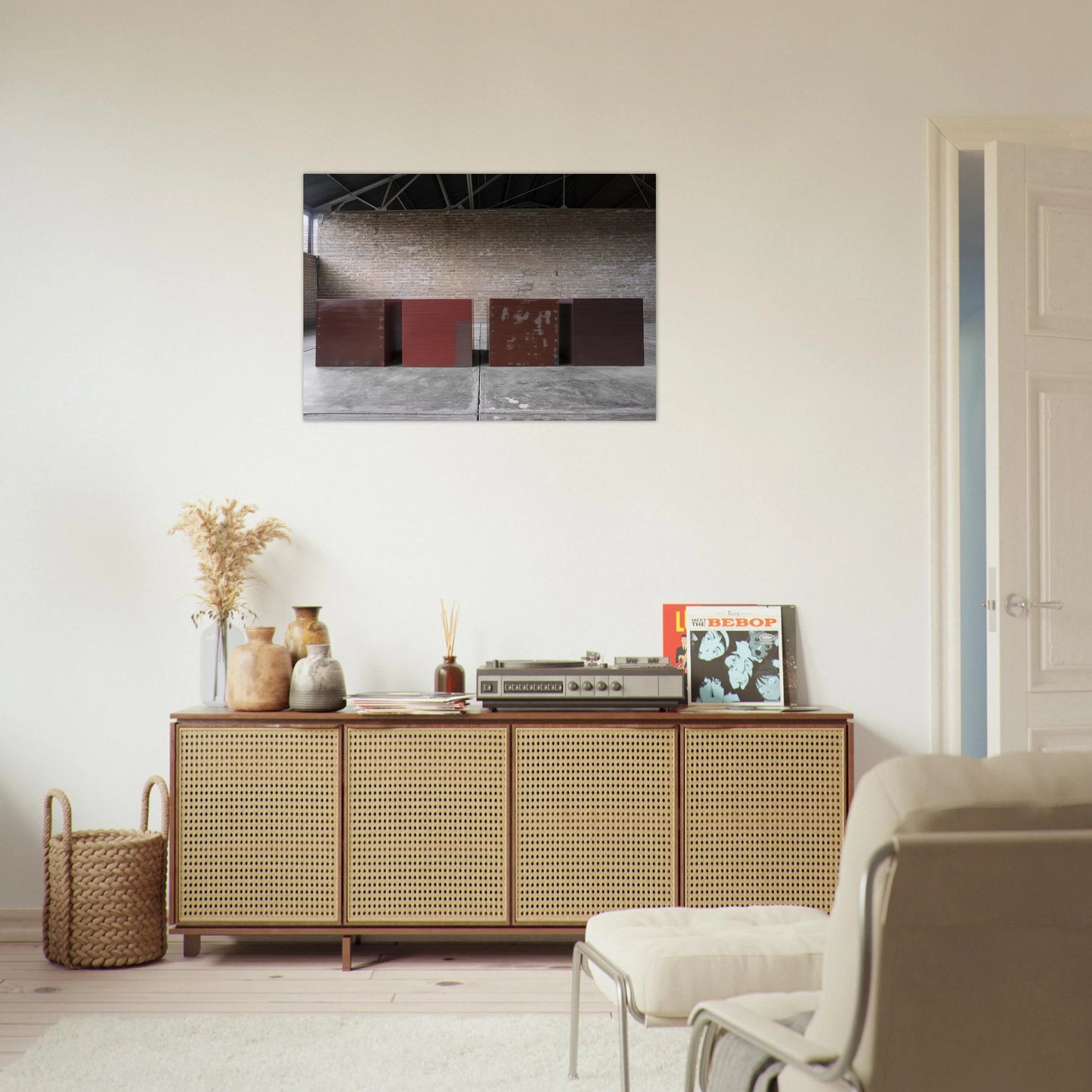Untitled Repair Tests - 1966 - Donald Judd Brushed Aluminum Print - 70x100 cm / 28x40 inches | Donald Judd Aluminum Print | Donald Judd Prints