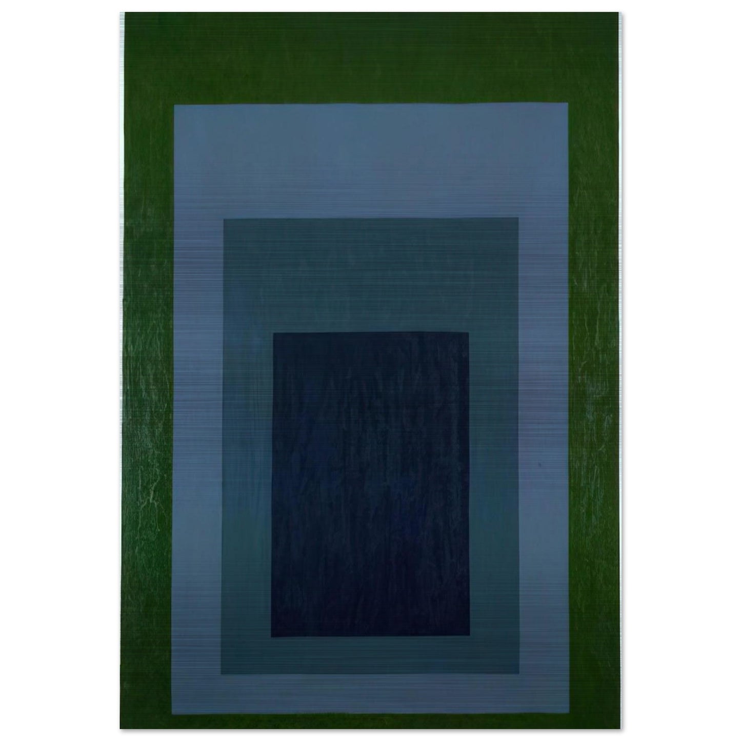 HOMAGE TO THE SQUARE 1966 - Josef Albers Brushed Aluminum Print - 70x100 cm / 28x40 inches | Josef Albers Aluminum Print | Josef Albers Prints